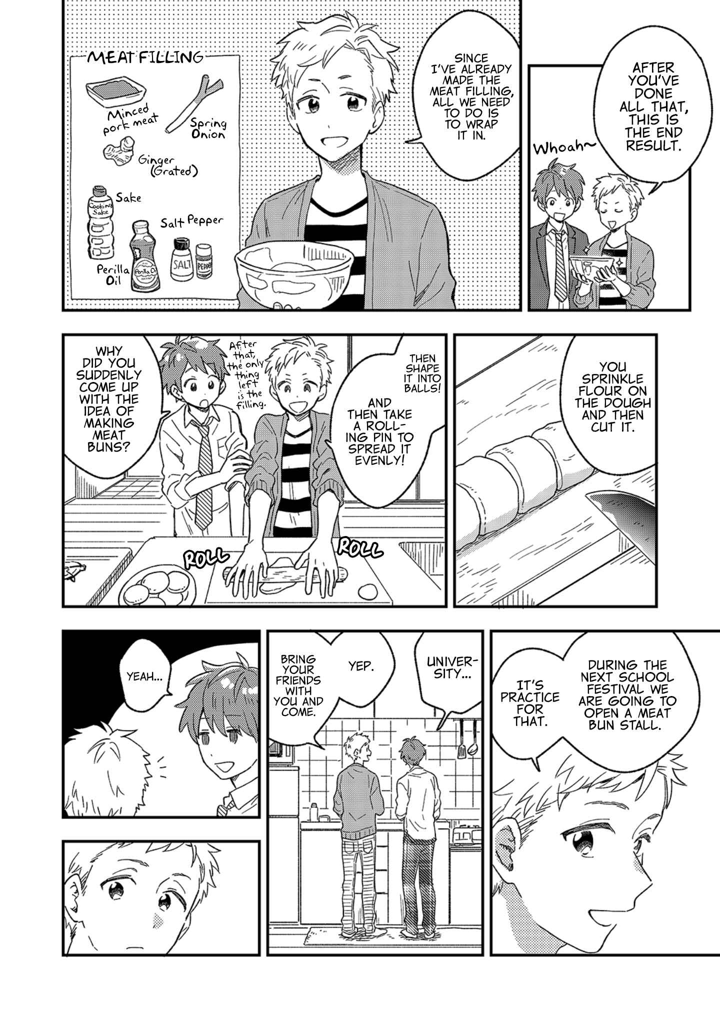 Page 6 Chapter 4 Danshi Koukousei wa Kyou mo Onaka ga Suiteiru