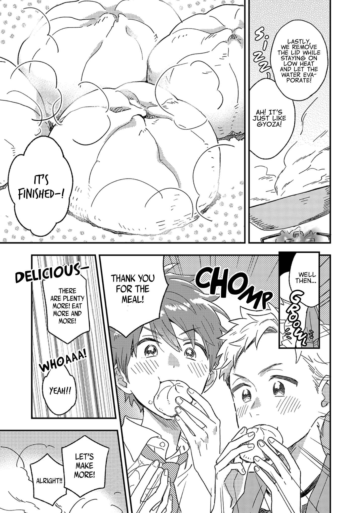 Page 9 Chapter 4 Danshi Koukousei wa Kyou mo Onaka ga Suiteiru