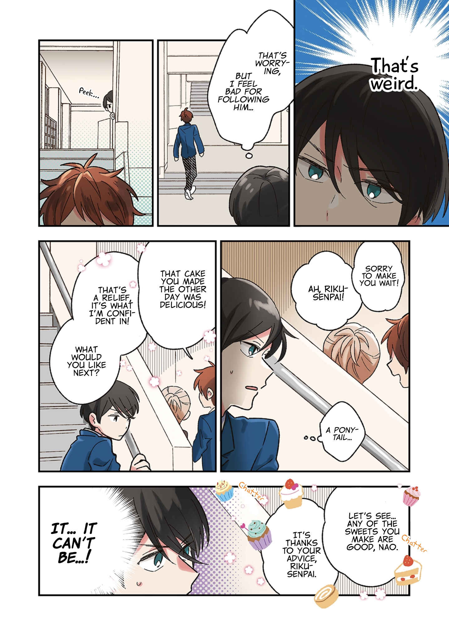 Page 3 Chapter 3 Danshi Koukousei wa Kyou mo Onaka ga Suiteiru