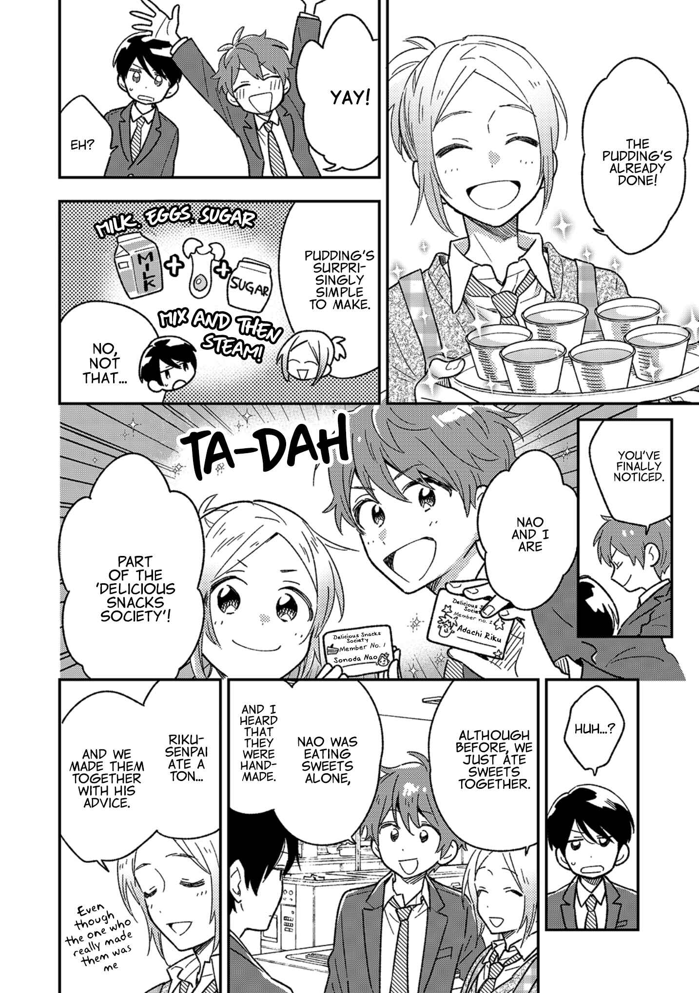 Page 7 Chapter 3 Danshi Koukousei wa Kyou mo Onaka ga Suiteiru