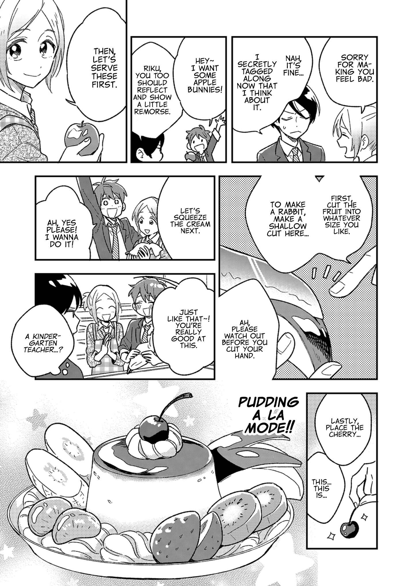 Page 8 Chapter 3 Danshi Koukousei wa Kyou mo Onaka ga Suiteiru