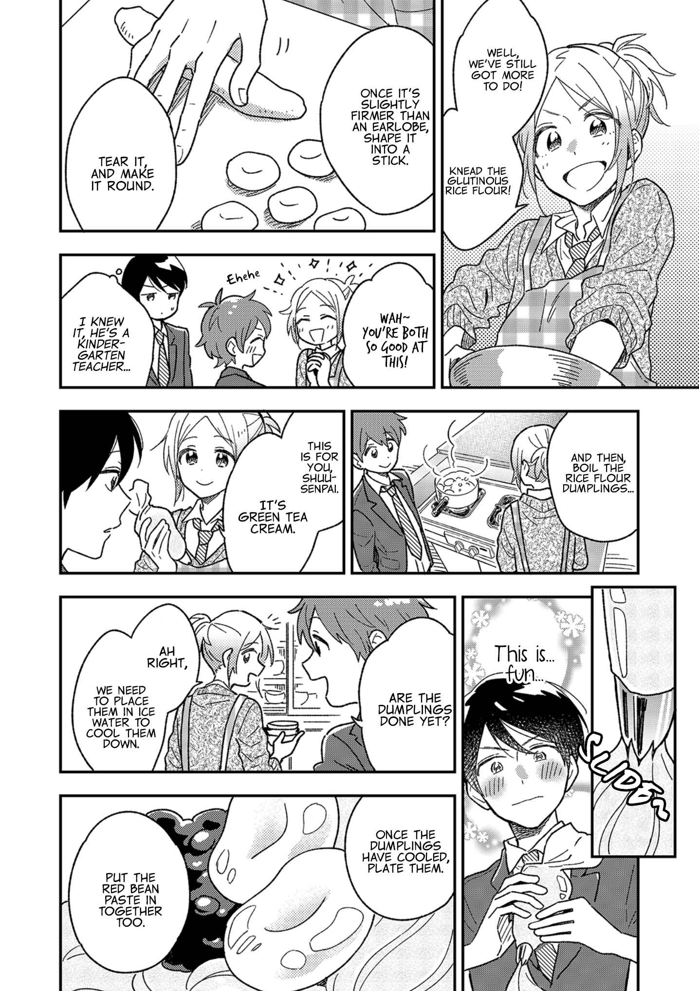 Page 9 Chapter 3 Danshi Koukousei wa Kyou mo Onaka ga Suiteiru