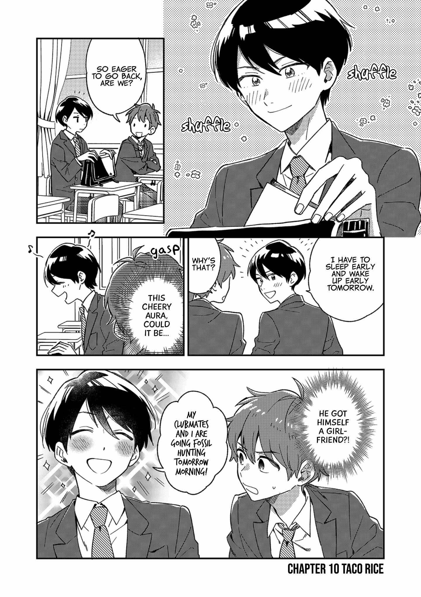 Page 2 Chapter 10 Danshi Koukousei wa Kyou mo Onaka ga Suiteiru