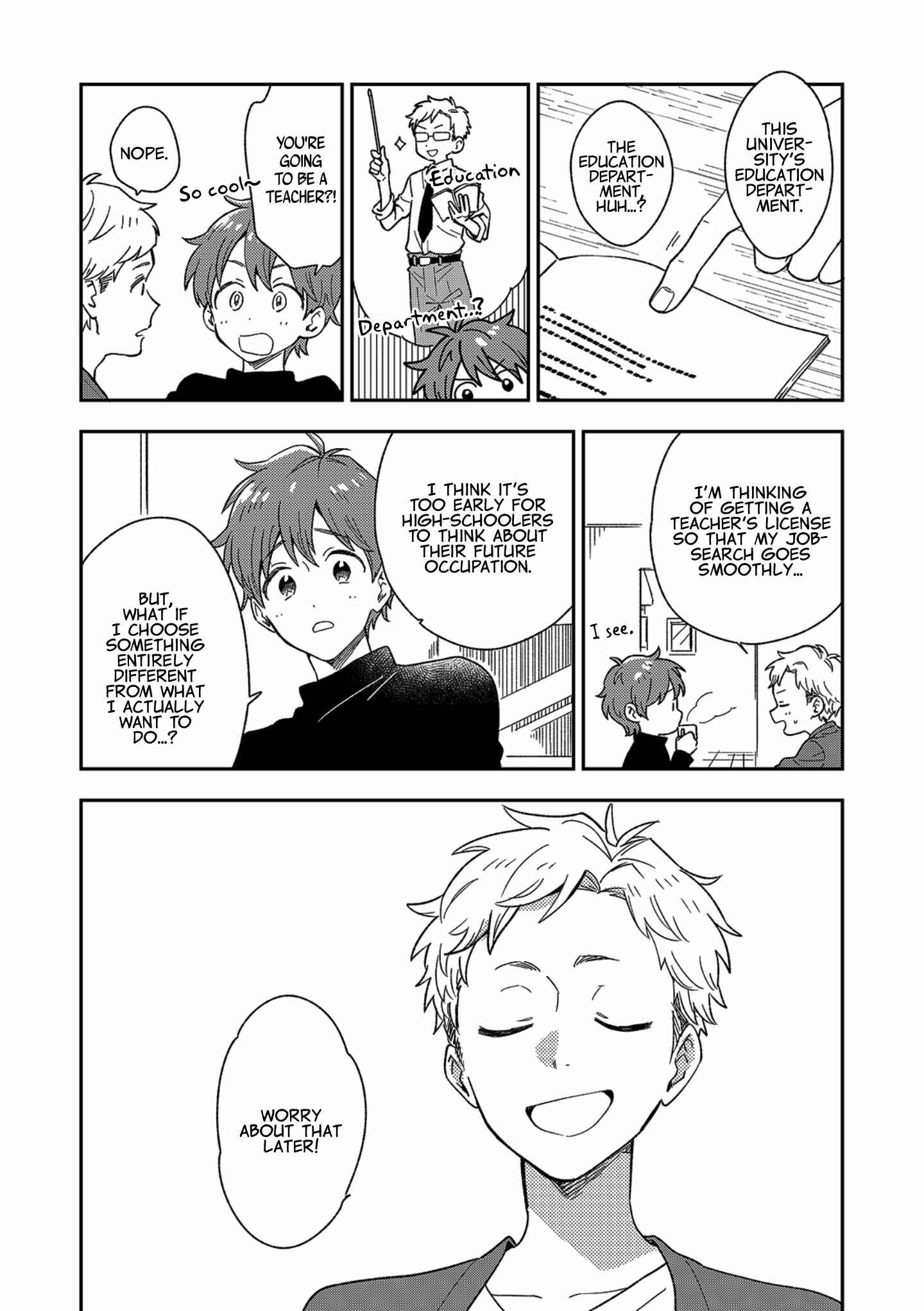 Page 7 Chapter 10 Danshi Koukousei wa Kyou mo Onaka ga Suiteiru