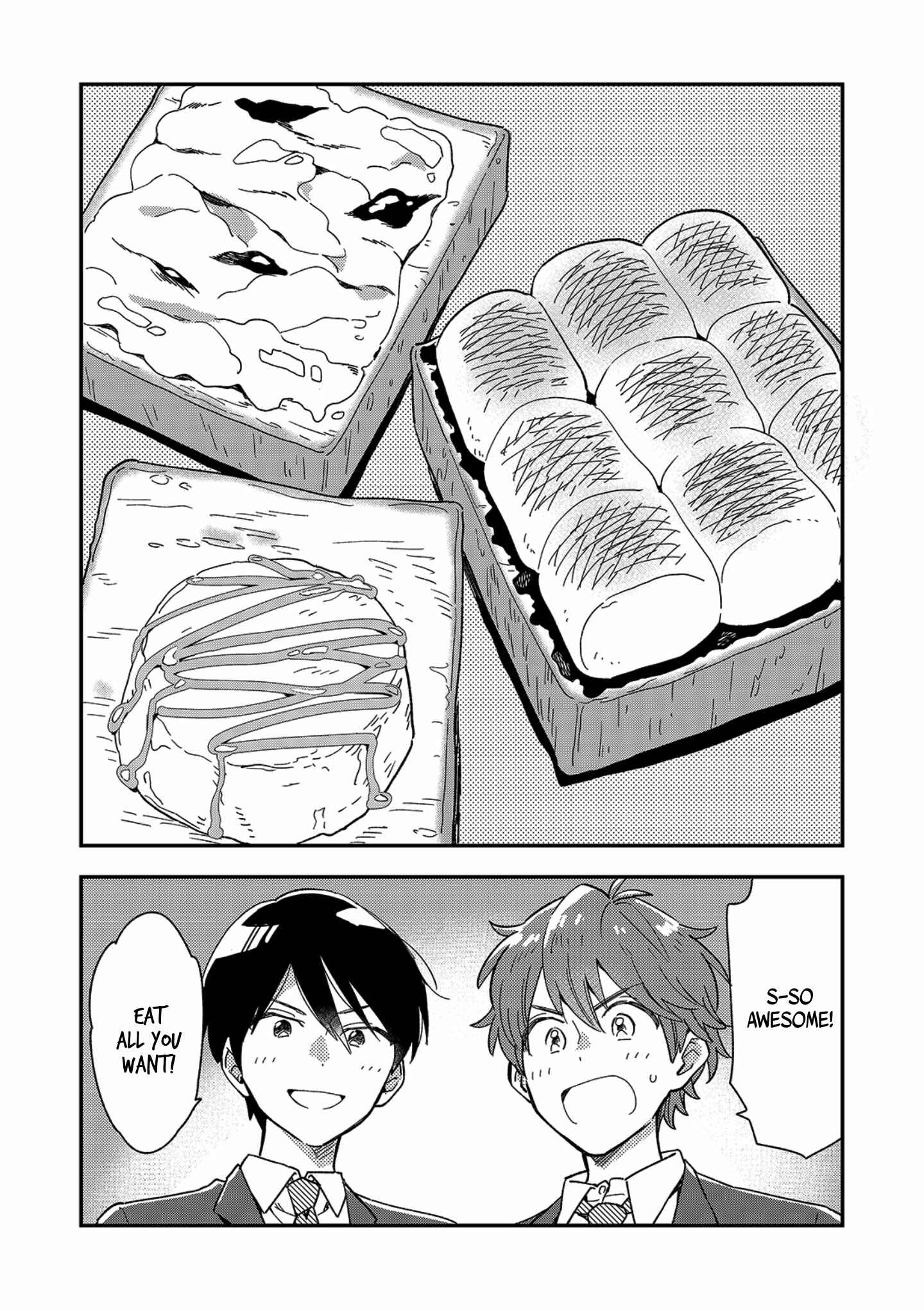 Page 13 Chapter 12 Danshi Koukousei wa Kyou mo Onaka ga Suiteiru