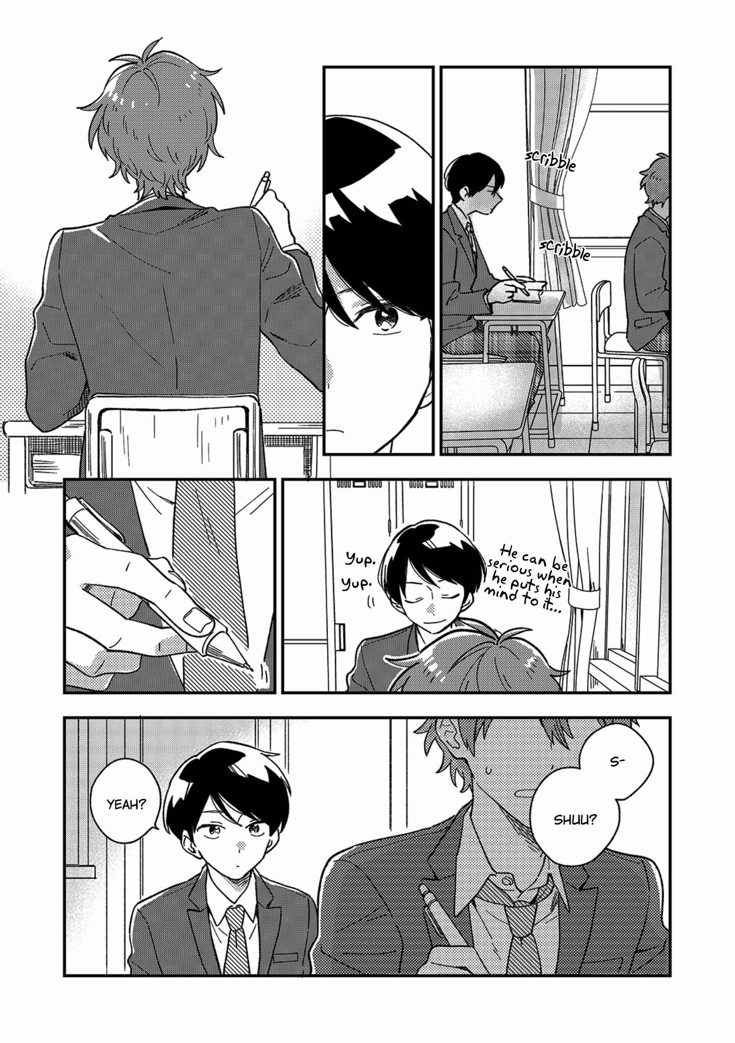 Page 4 Chapter 12 Danshi Koukousei wa Kyou mo Onaka ga Suiteiru