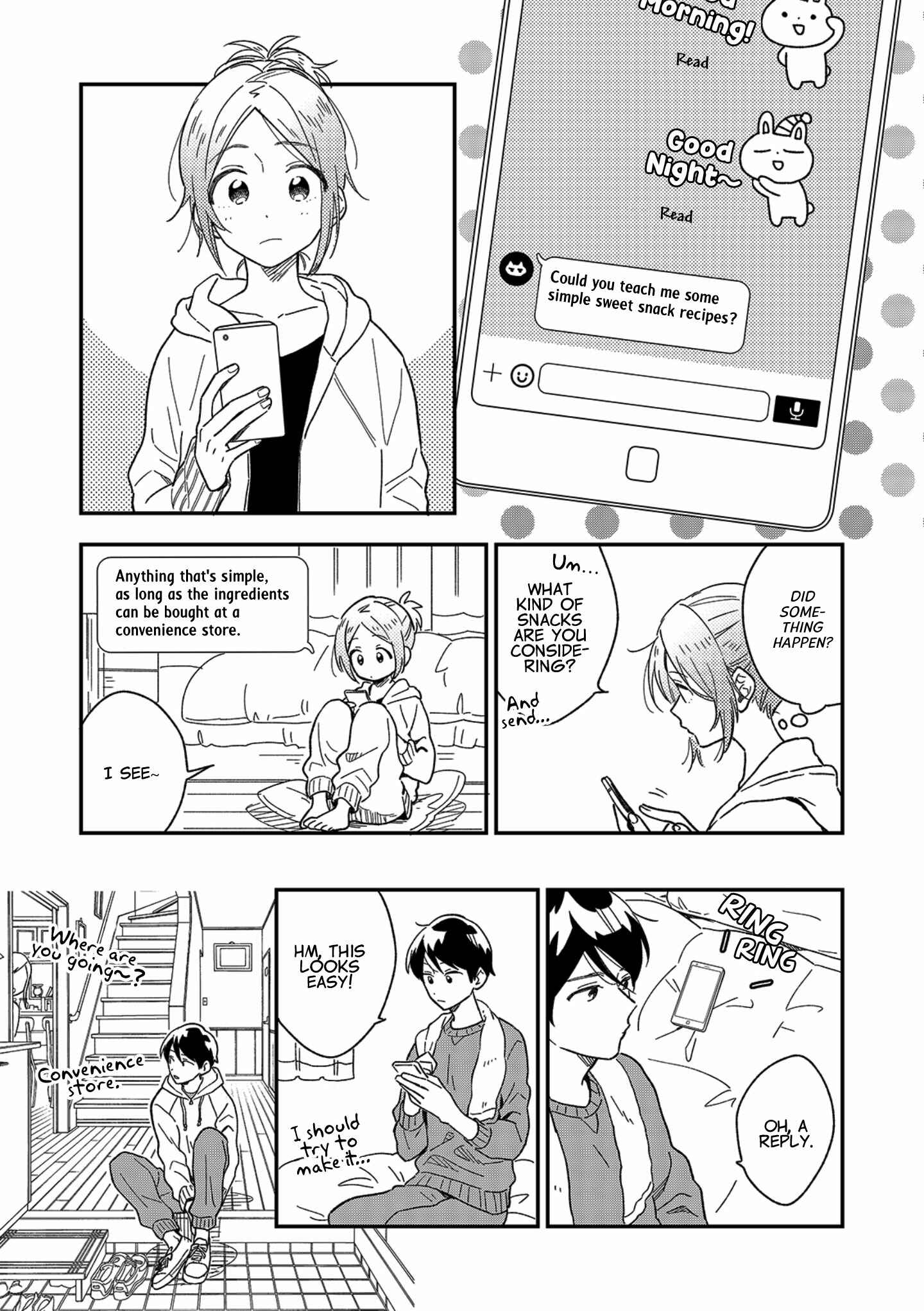 Page 8 Chapter 12 Danshi Koukousei wa Kyou mo Onaka ga Suiteiru