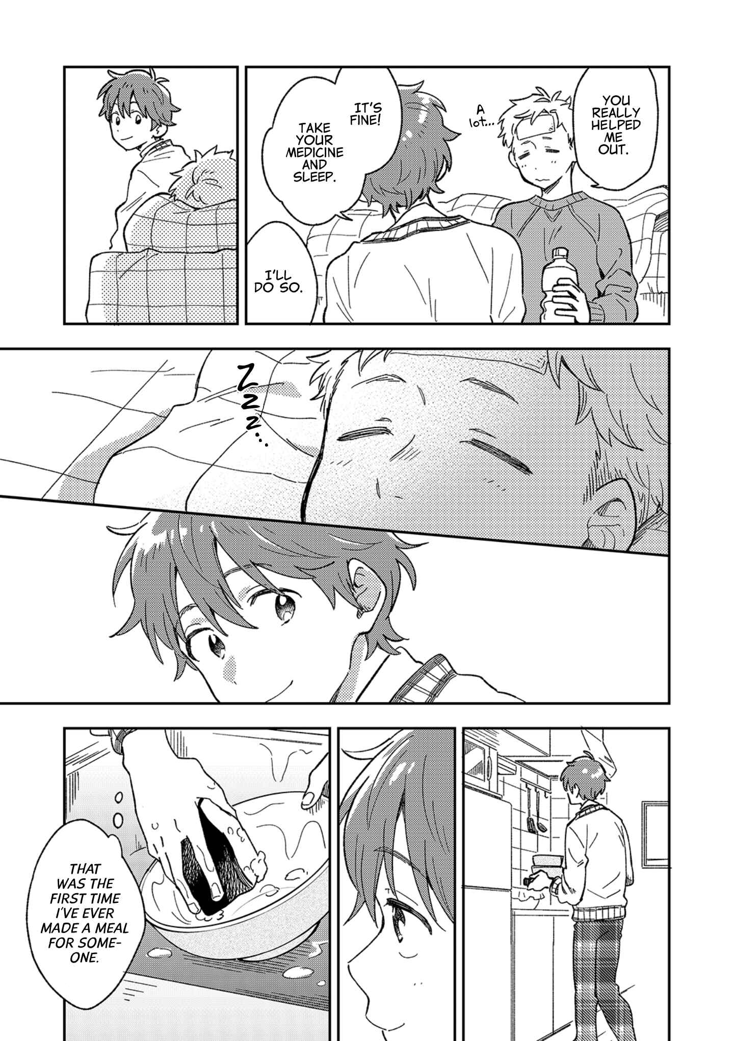 Page 8 Chapter 6 Danshi Koukousei wa Kyou mo Onaka ga Suiteiru