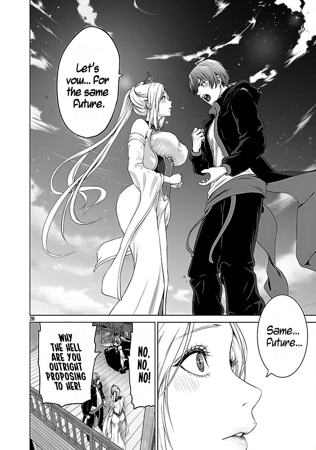 Page 28 Chapter 3 Isekai H Eiyuuden ~Bishoujo Senshi-tachi wa Saikyou Gunshi no Muchana Onegai ni Sakaraenai~