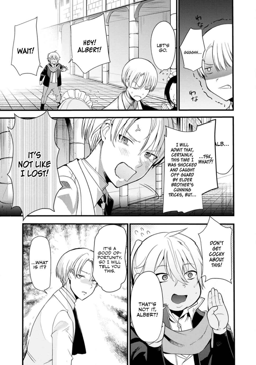 Page 28 Chapter 2 Kurobuta Ouji wa Zense o Omoidashite Kaishin Suru: Akuyaku Kyara ni Tensei Shita no de Shibou Endo kara Nigete itara Saikyou ni Natteita