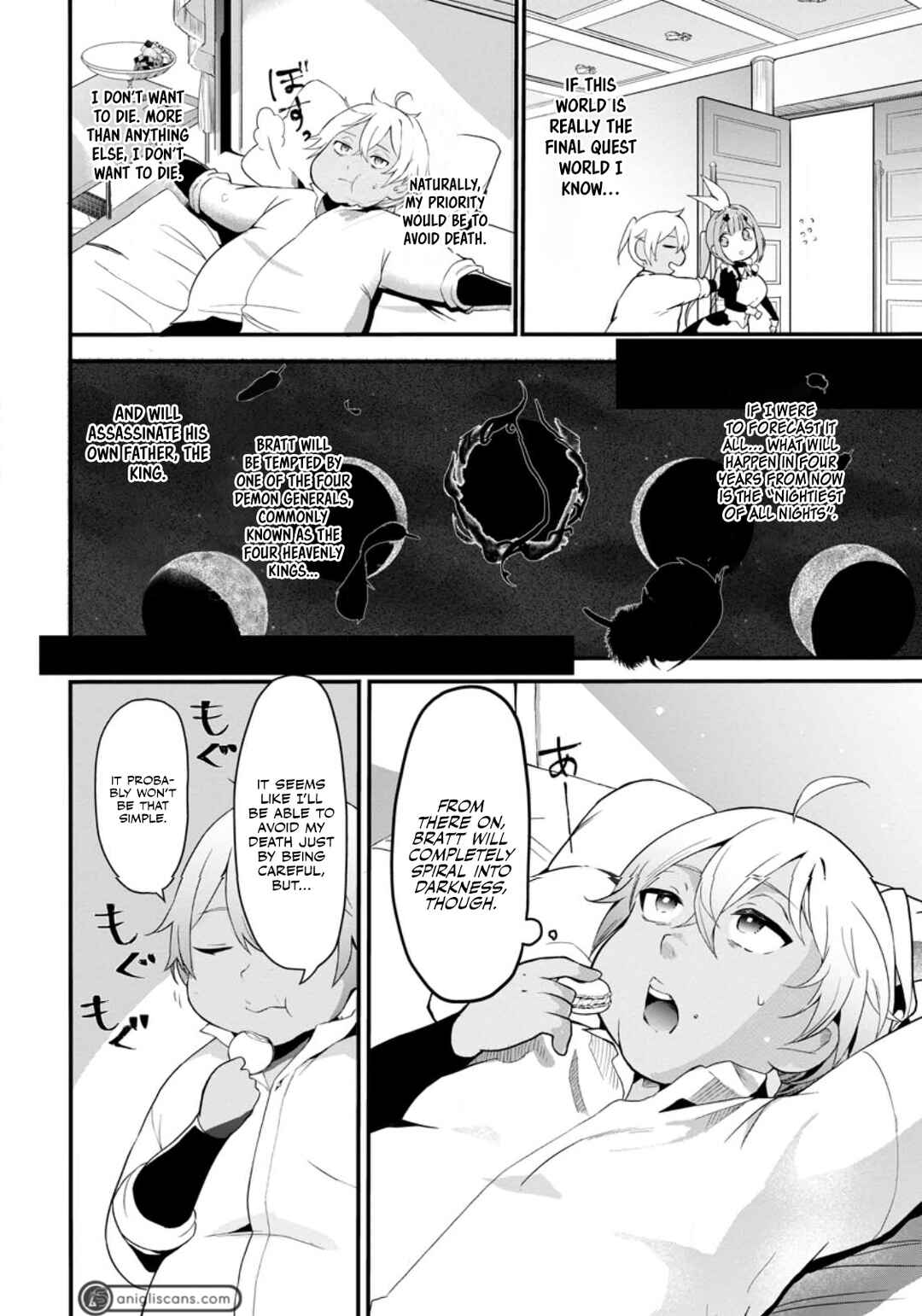 Page 17 Chapter 1 Kurobuta Ouji wa Zense o Omoidashite Kaishin Suru: Akuyaku Kyara ni Tensei Shita no de Shibou Endo kara Nigete itara Saikyou ni Natteita
