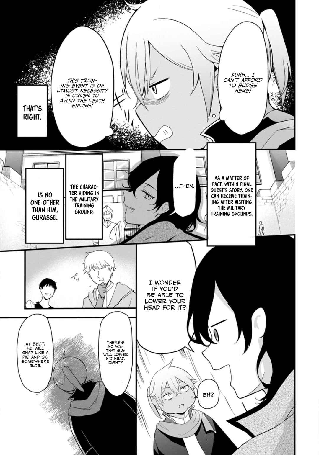 Page 24 Chapter 1 Kurobuta Ouji wa Zense o Omoidashite Kaishin Suru: Akuyaku Kyara ni Tensei Shita no de Shibou Endo kara Nigete itara Saikyou ni Natteita