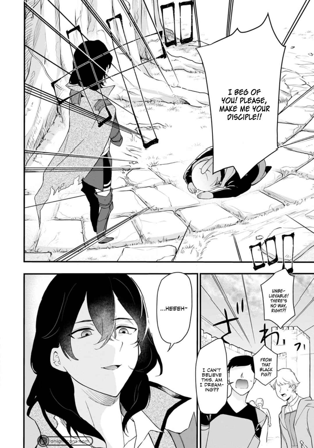 Page 25 Chapter 1 Kurobuta Ouji wa Zense o Omoidashite Kaishin Suru: Akuyaku Kyara ni Tensei Shita no de Shibou Endo kara Nigete itara Saikyou ni Natteita