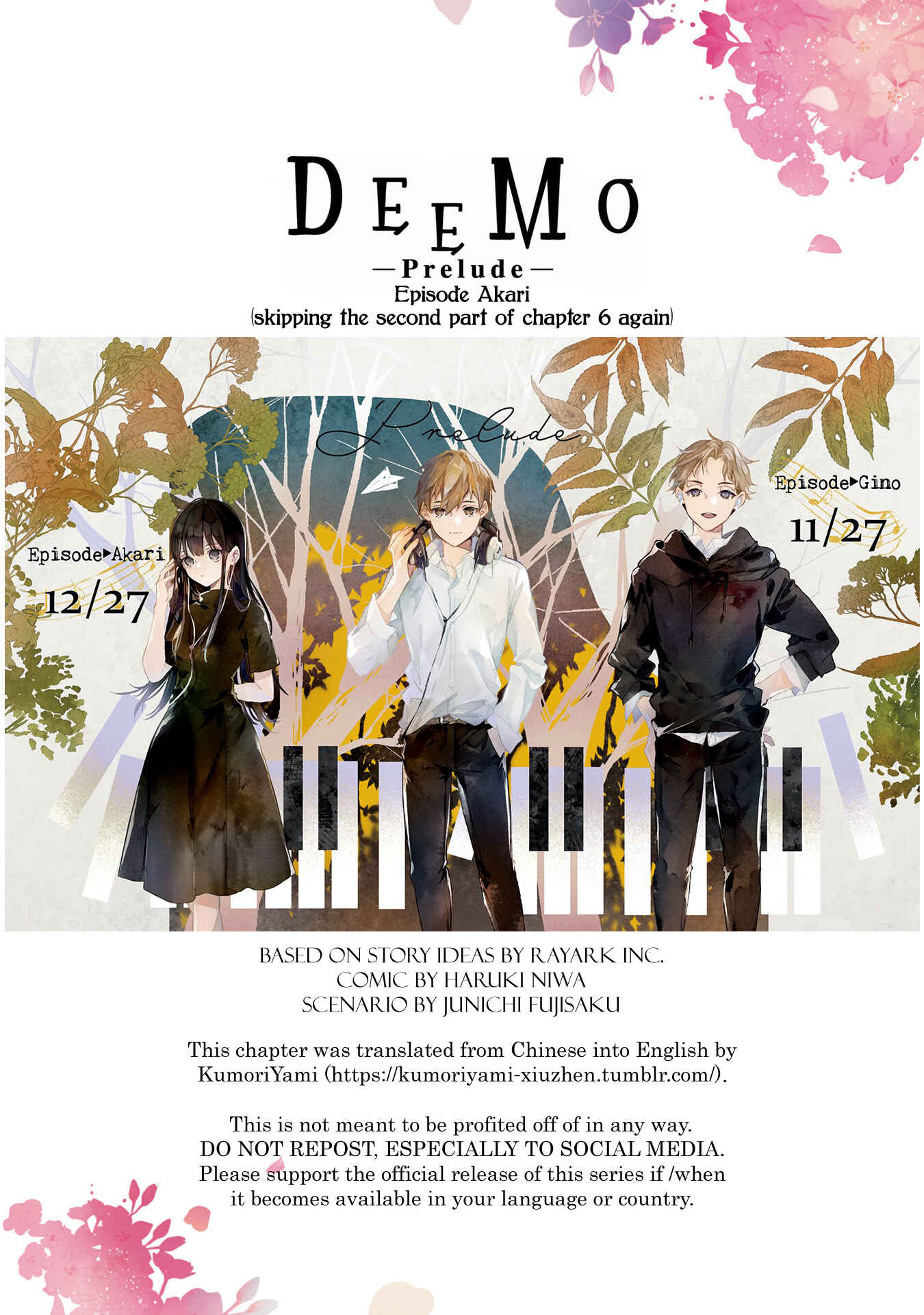 Page 1 Chapter 6.7 DEEMO -Prelude-