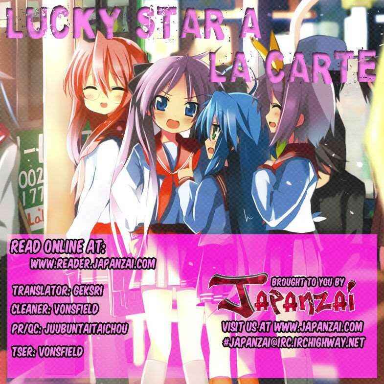 Page 1 Chapter 39 Lucky☆Star - Comic à la Carte