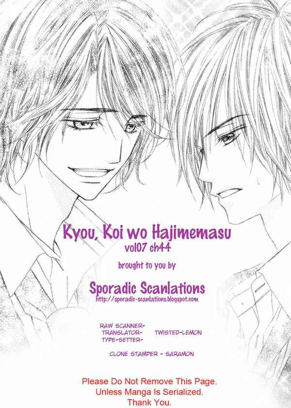 Page 27 Chapter 44 Kyou, Koi wo Hajimemasu