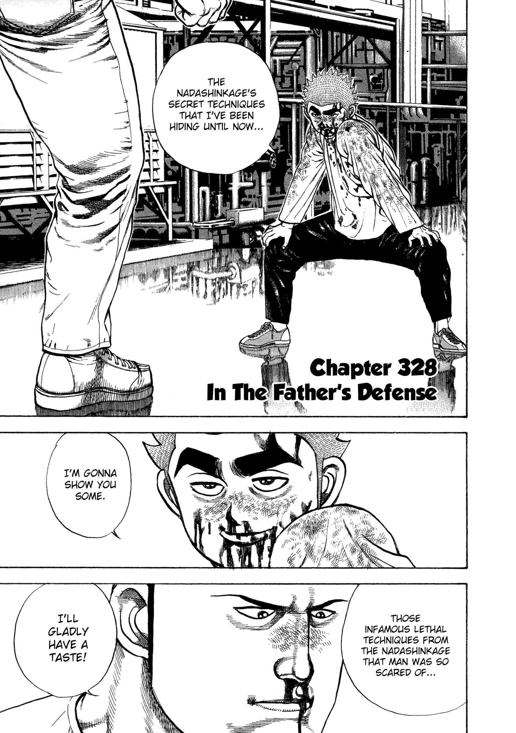 Page 1 Chapter 328 Koukou Tekken-den Tough