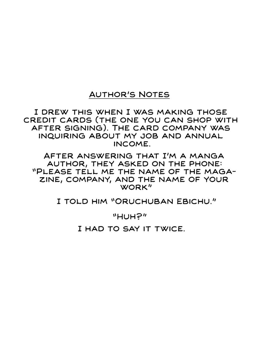 Page 21 Chapter 9 Oruchuban Ebichu