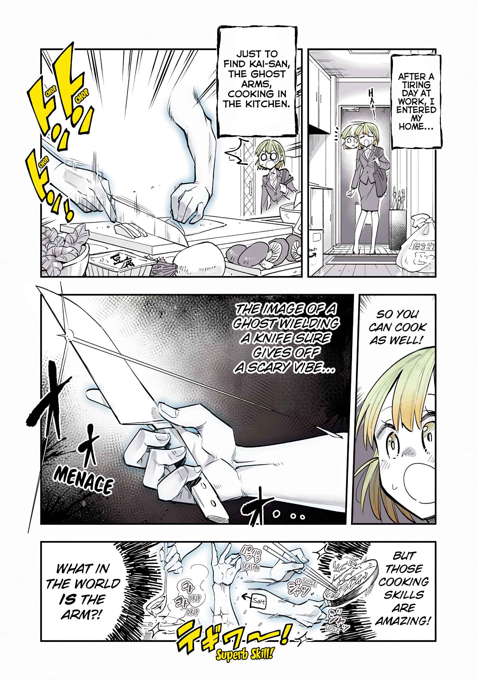 Page 1 Chapter 5 The Tired Office Lady and Ghost Arms