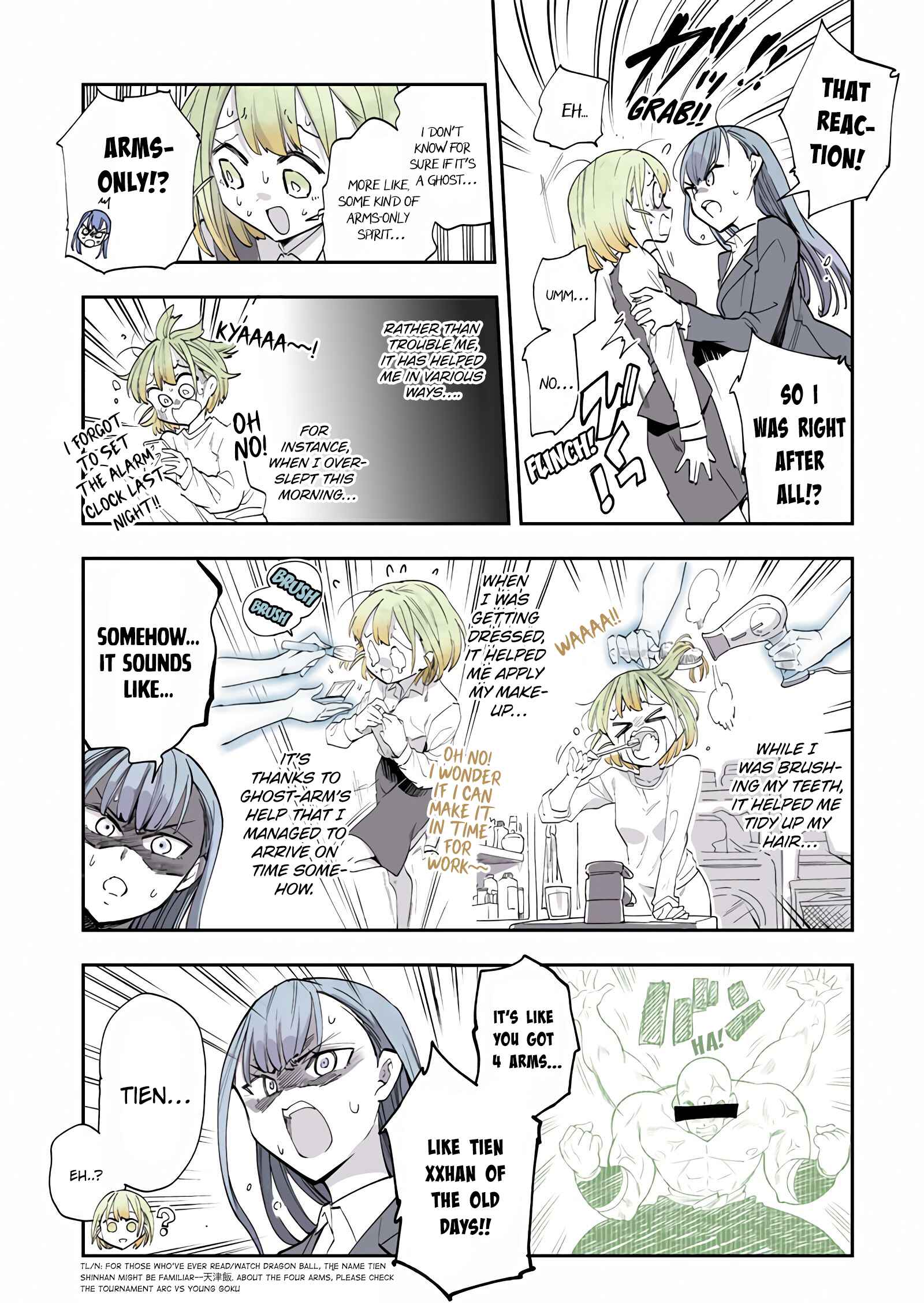 Page 2 Chapter 6 The Tired Office Lady and Ghost Arms