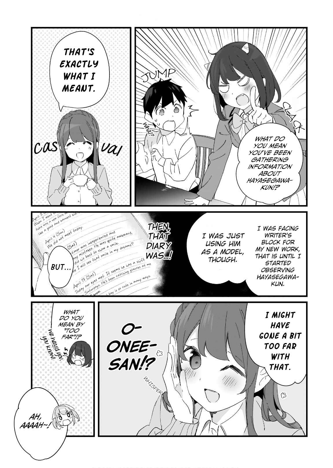 Page 13 Chapter 16 Hayasegawa-kun to Megami na Onee-san