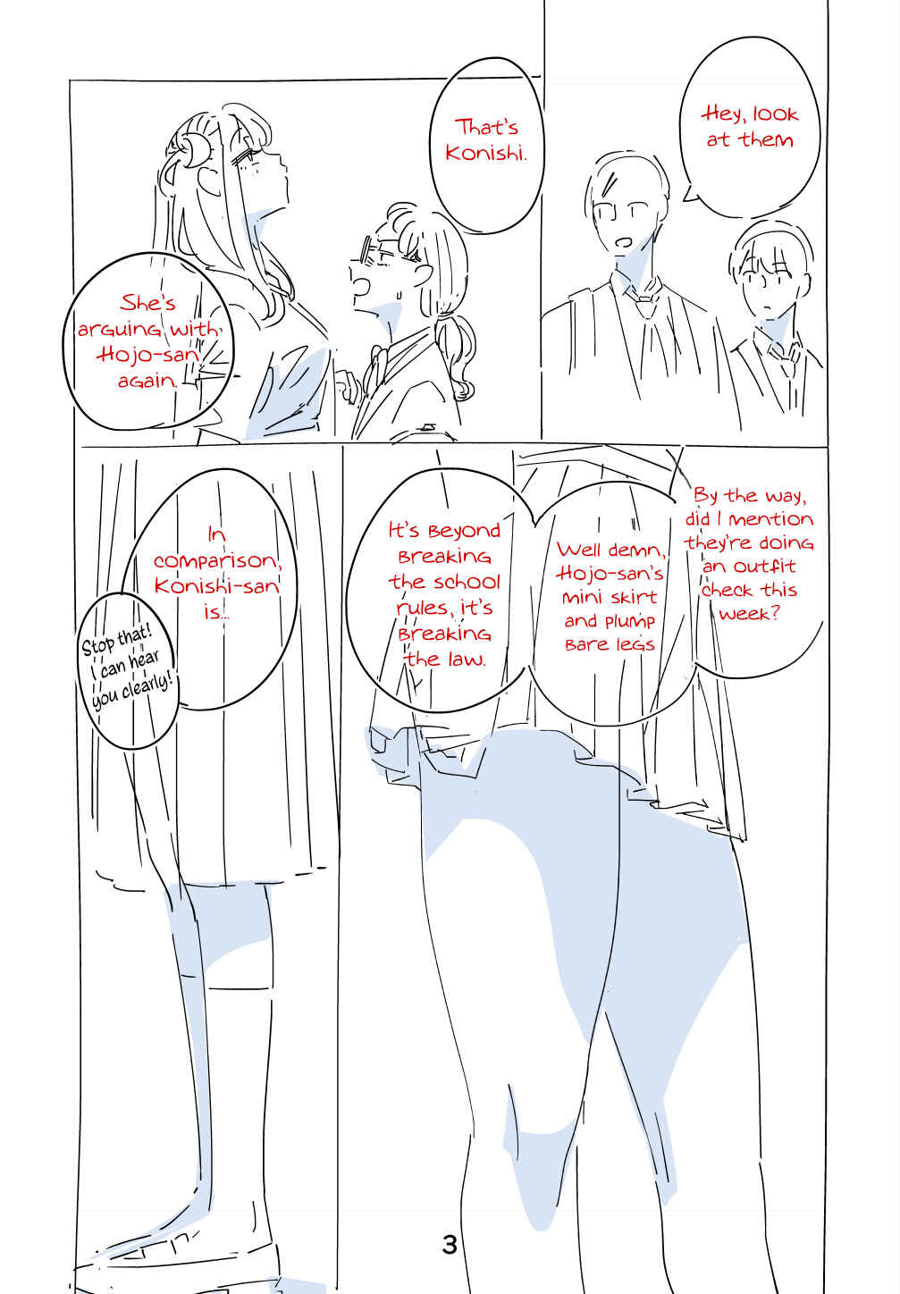 Page 3 Chapter Unknown_f8ee A Story About A Skinny Girl Who Aims To Have A Popular Body Alongside The Plump Gal Girl.