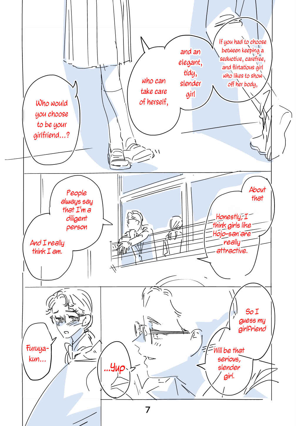 Page 7 Chapter Unknown_f8ee A Story About A Skinny Girl Who Aims To Have A Popular Body Alongside The Plump Gal Girl.