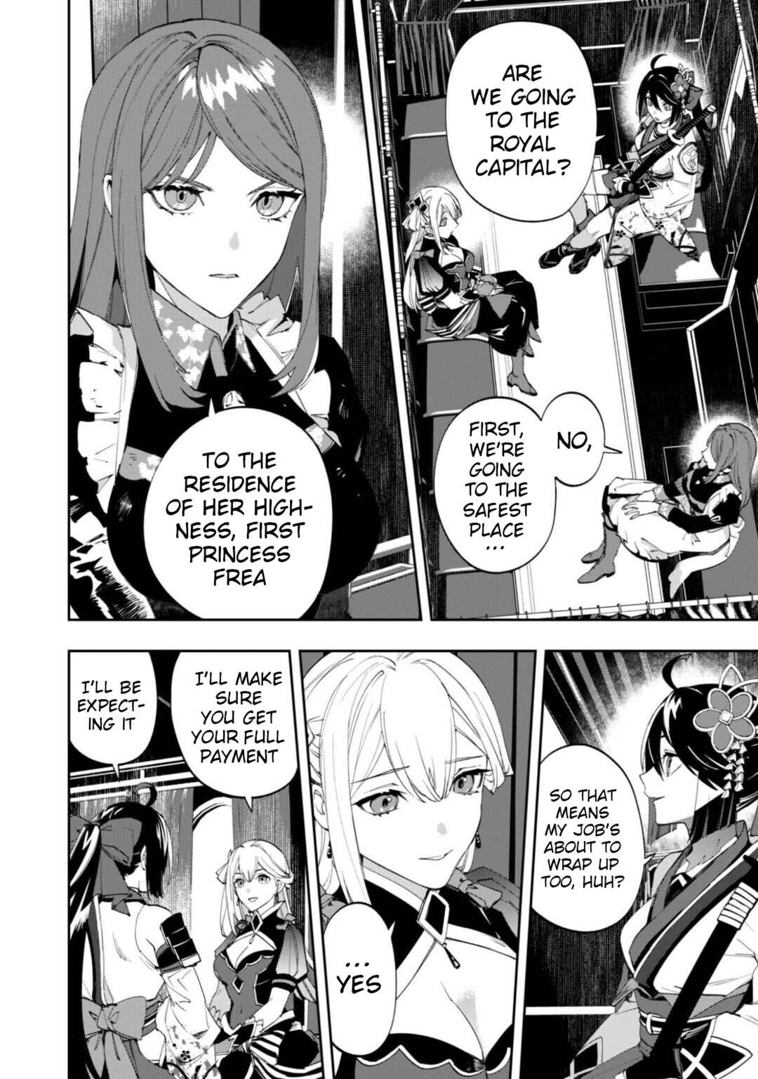 Page 6 Chapter 13 Hitokiri Shoujo Koushaku Reijou no Goei ni Naru