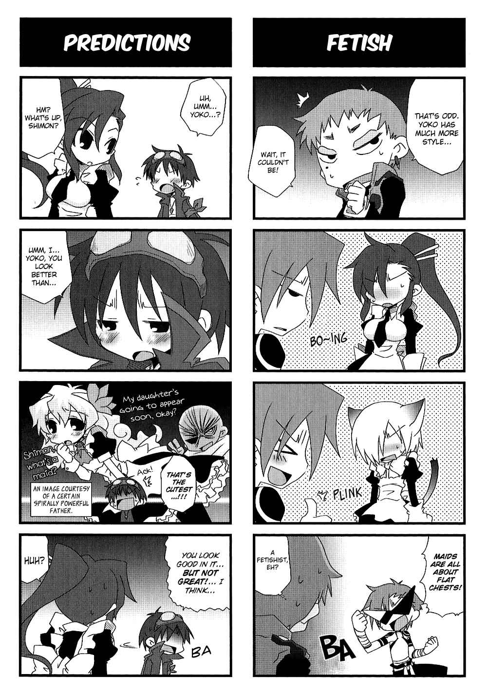 Page 5 Chapter 8 Tengen Toppa Gurren Lagann 4-koma Kingdom - Yokos Belly Button Version