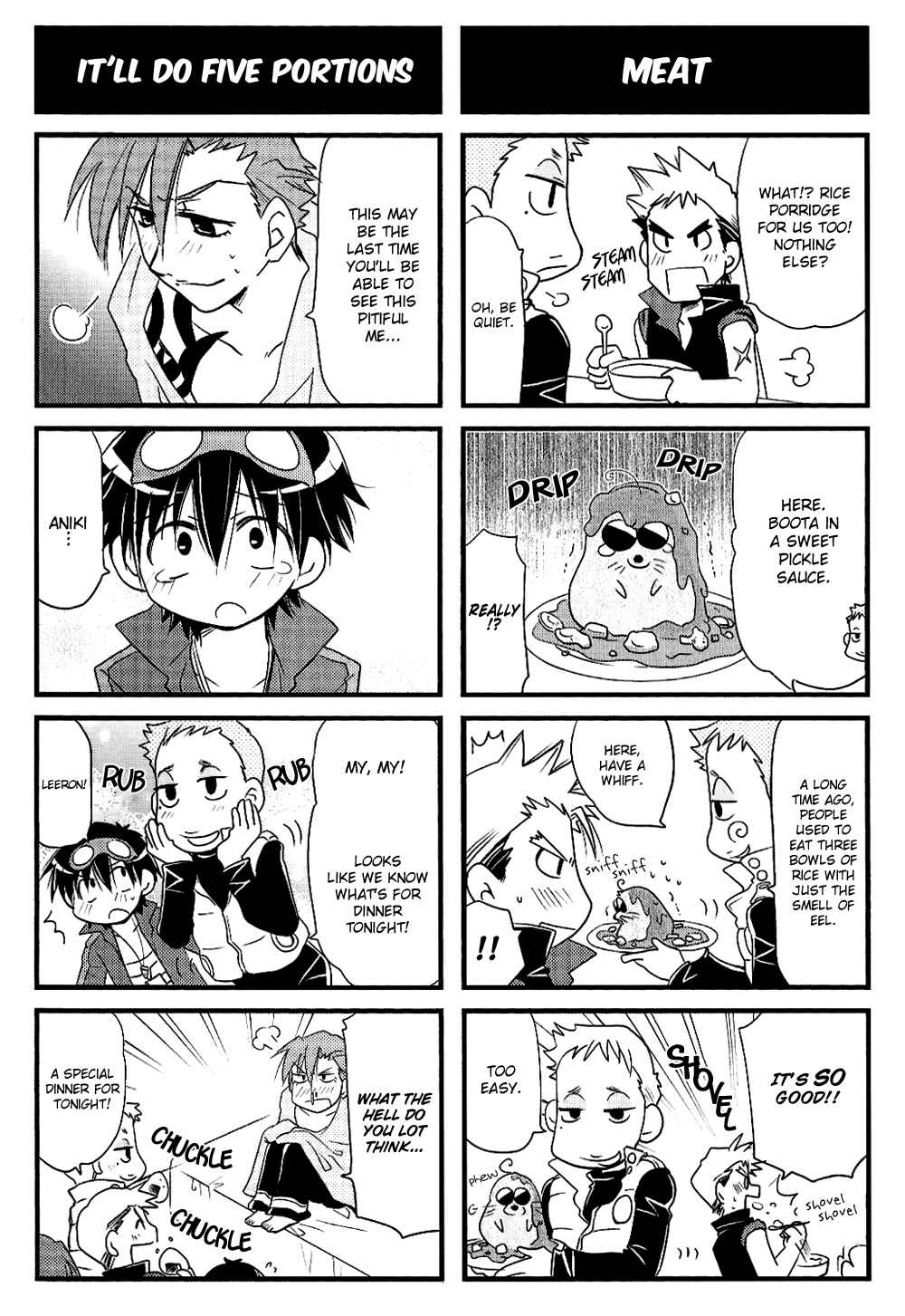 Page 4 Chapter 3 Tengen Toppa Gurren Lagann 4-koma Kingdom - Yokos Belly Button Version