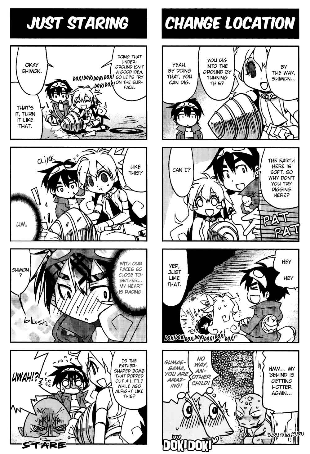 Page 7 Chapter 15 Tengen Toppa Gurren Lagann 4-koma Kingdom - Yokos Belly Button Version