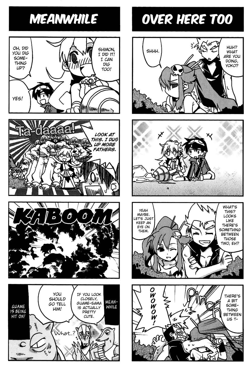 Page 8 Chapter 15 Tengen Toppa Gurren Lagann 4-koma Kingdom - Yokos Belly Button Version