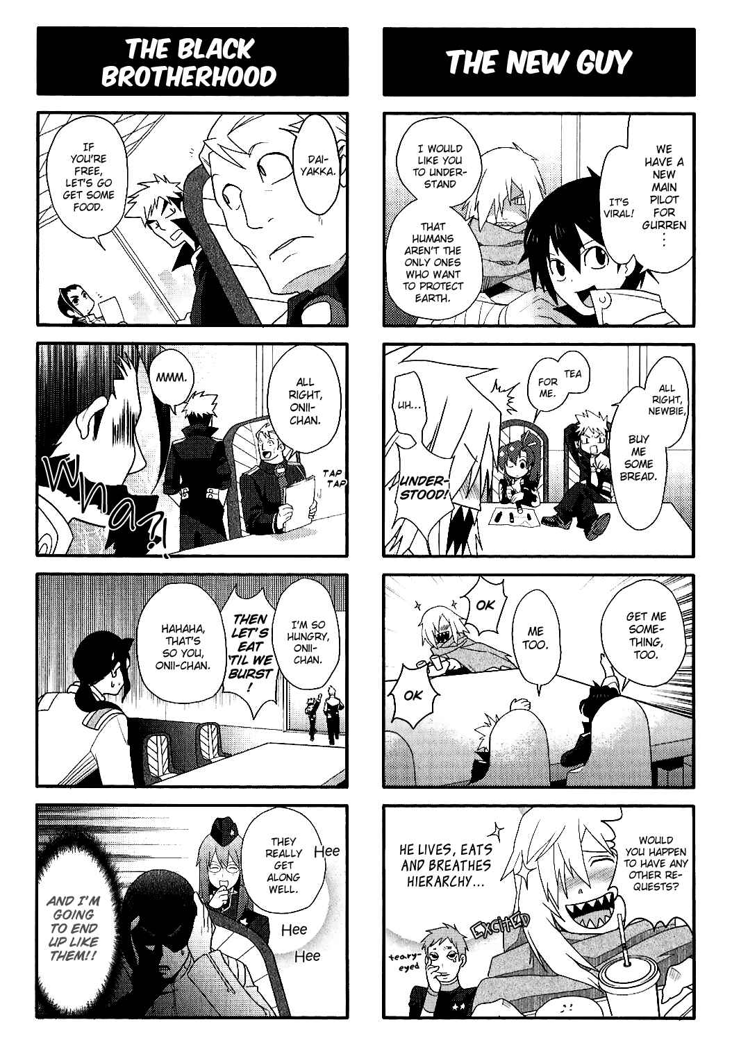 Page 3 Chapter 11 Tengen Toppa Gurren Lagann 4-koma Kingdom - Yokos Belly Button Version