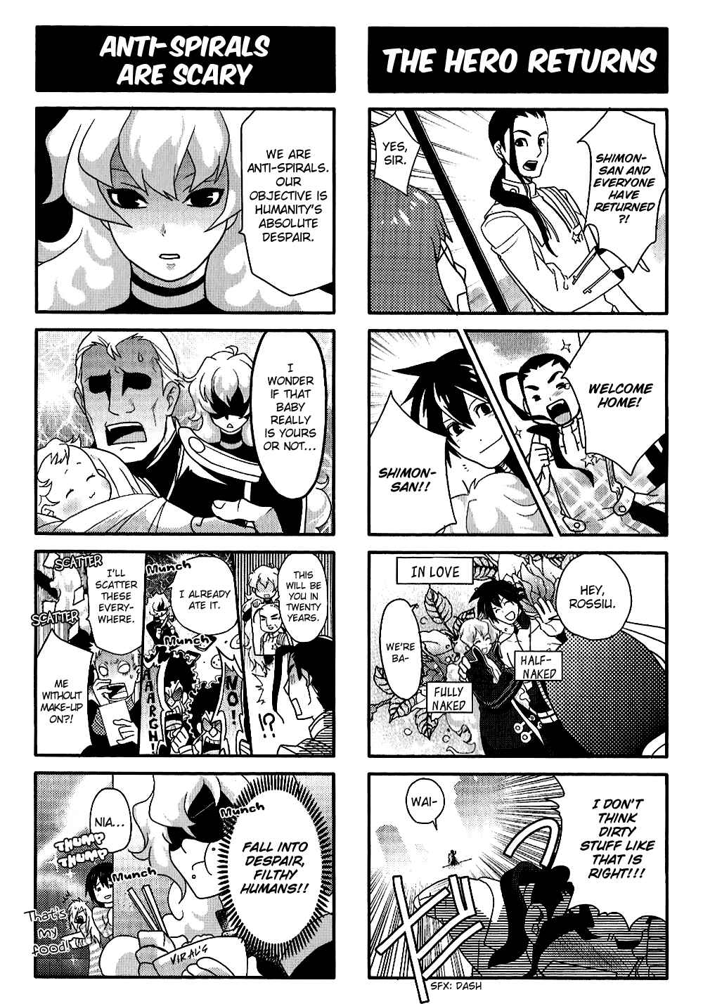 Page 7 Chapter 11 Tengen Toppa Gurren Lagann 4-koma Kingdom - Yokos Belly Button Version