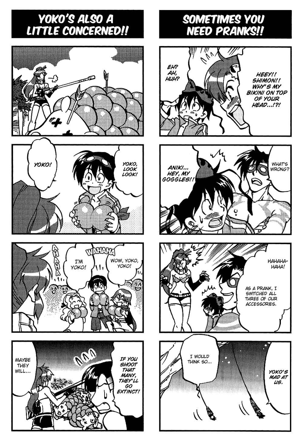 Page 6 Chapter 5 Tengen Toppa Gurren Lagann 4-koma Kingdom - Yokos Belly Button Version