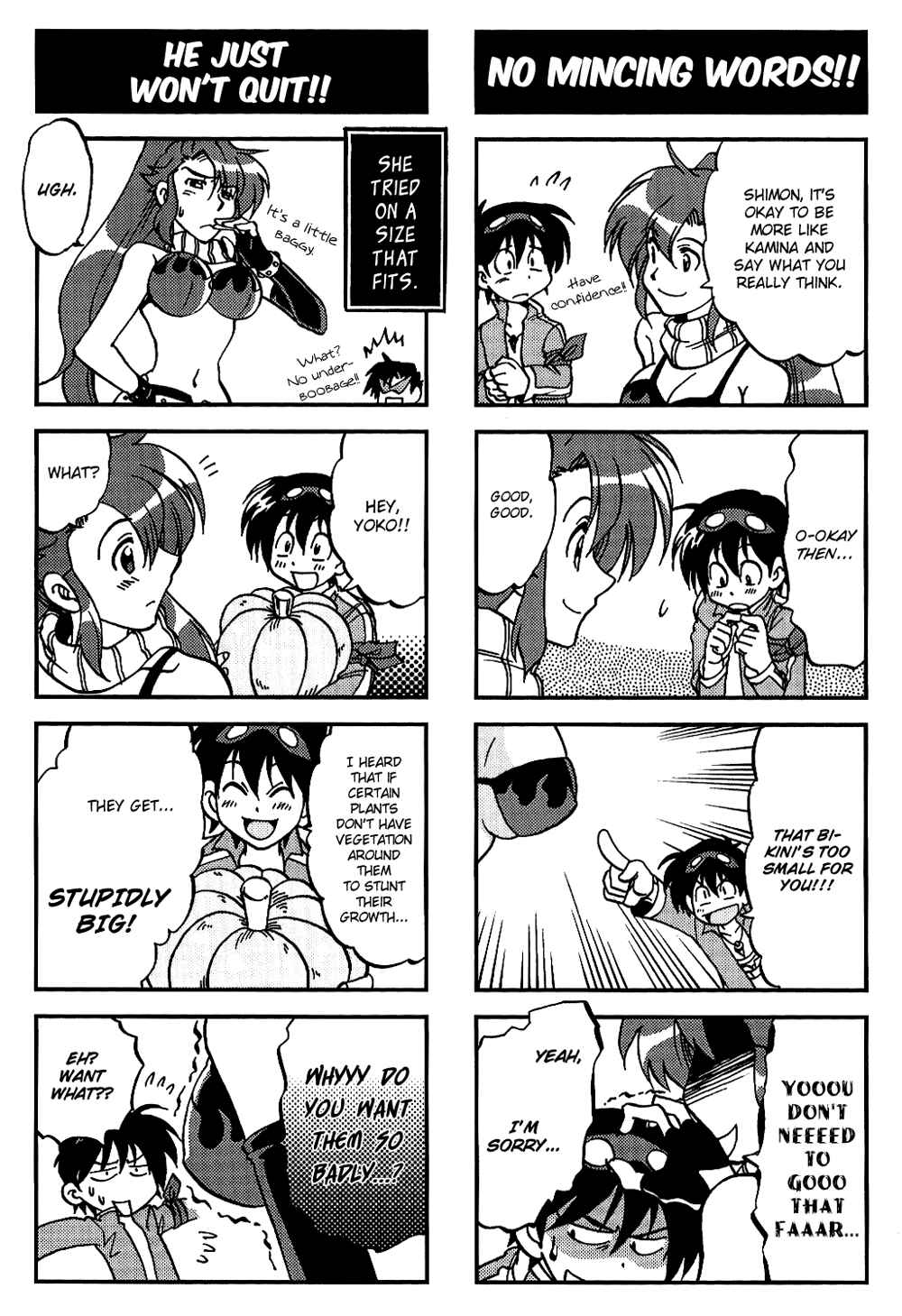 Page 7 Chapter 5 Tengen Toppa Gurren Lagann 4-koma Kingdom - Yokos Belly Button Version
