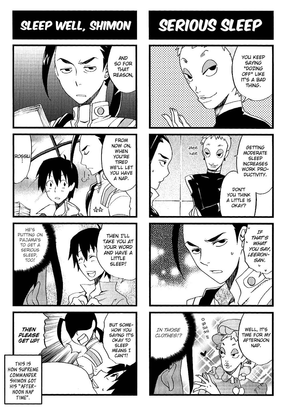 Page 8 Chapter 13 Tengen Toppa Gurren Lagann 4-koma Kingdom - Yokos Belly Button Version