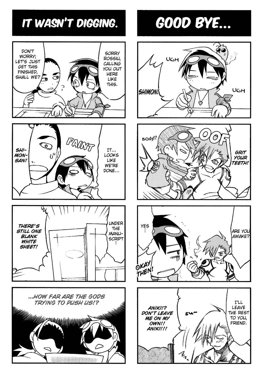 Page 7 Chapter 14 Tengen Toppa Gurren Lagann 4-koma Kingdom - Yokos Belly Button Version