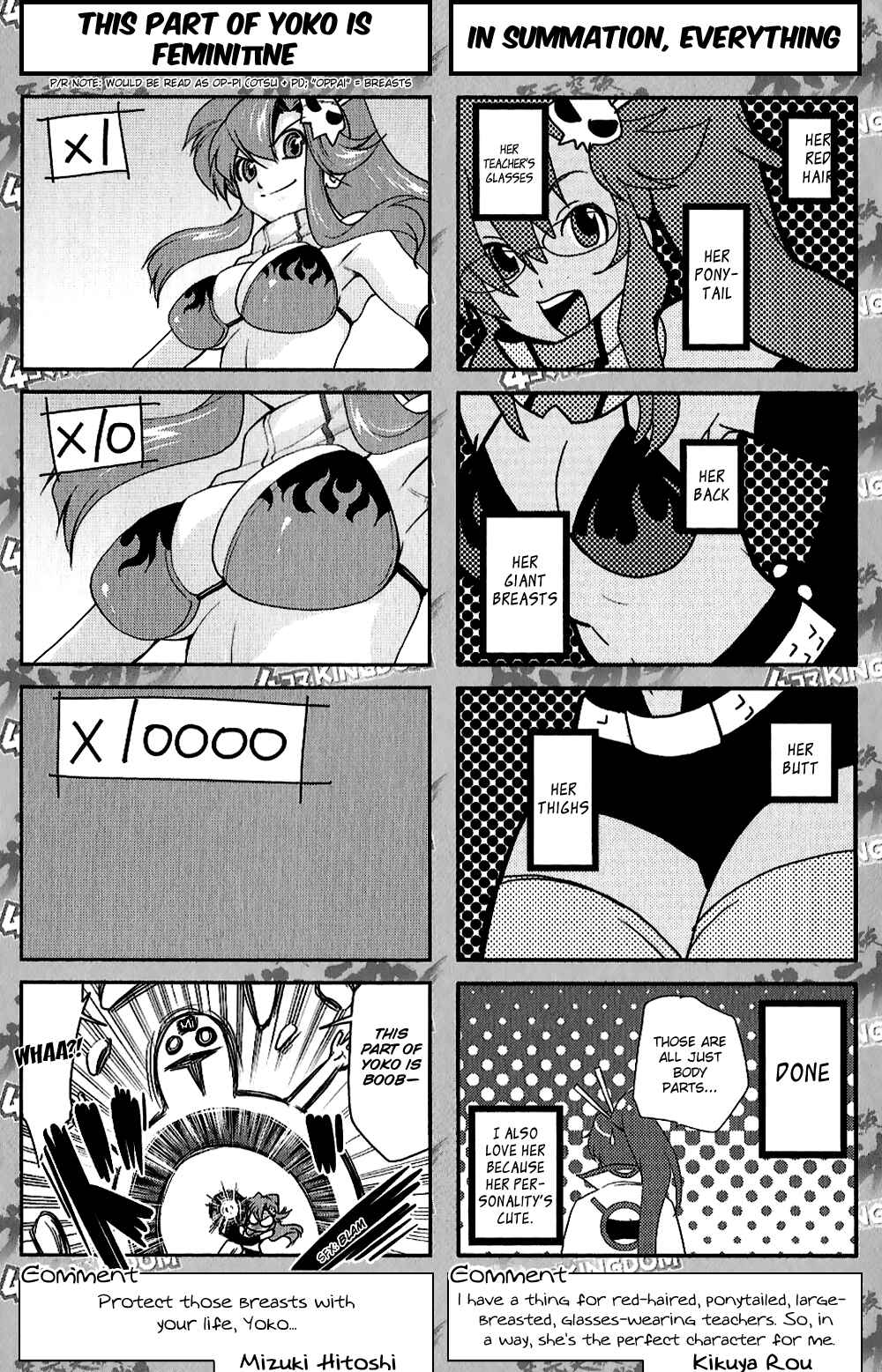 Page 7 Chapter 10 Tengen Toppa Gurren Lagann 4-koma Kingdom - Yokos Belly Button Version