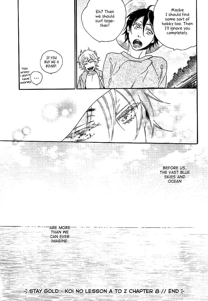 Page 32 Chapter 8 Stay Gold ~Koi no Lesson A to Z~