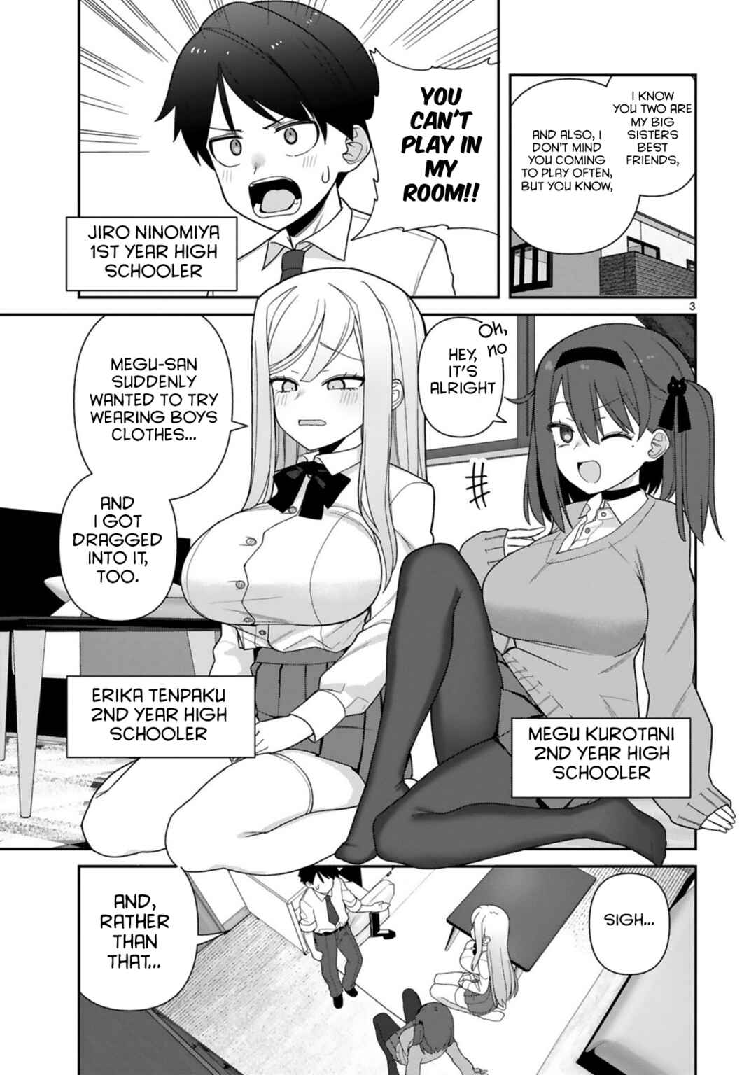 Page 3 Chapter Unknown_4fef Onee-chan no Tomodachi Dakara Te wa Dasenai!