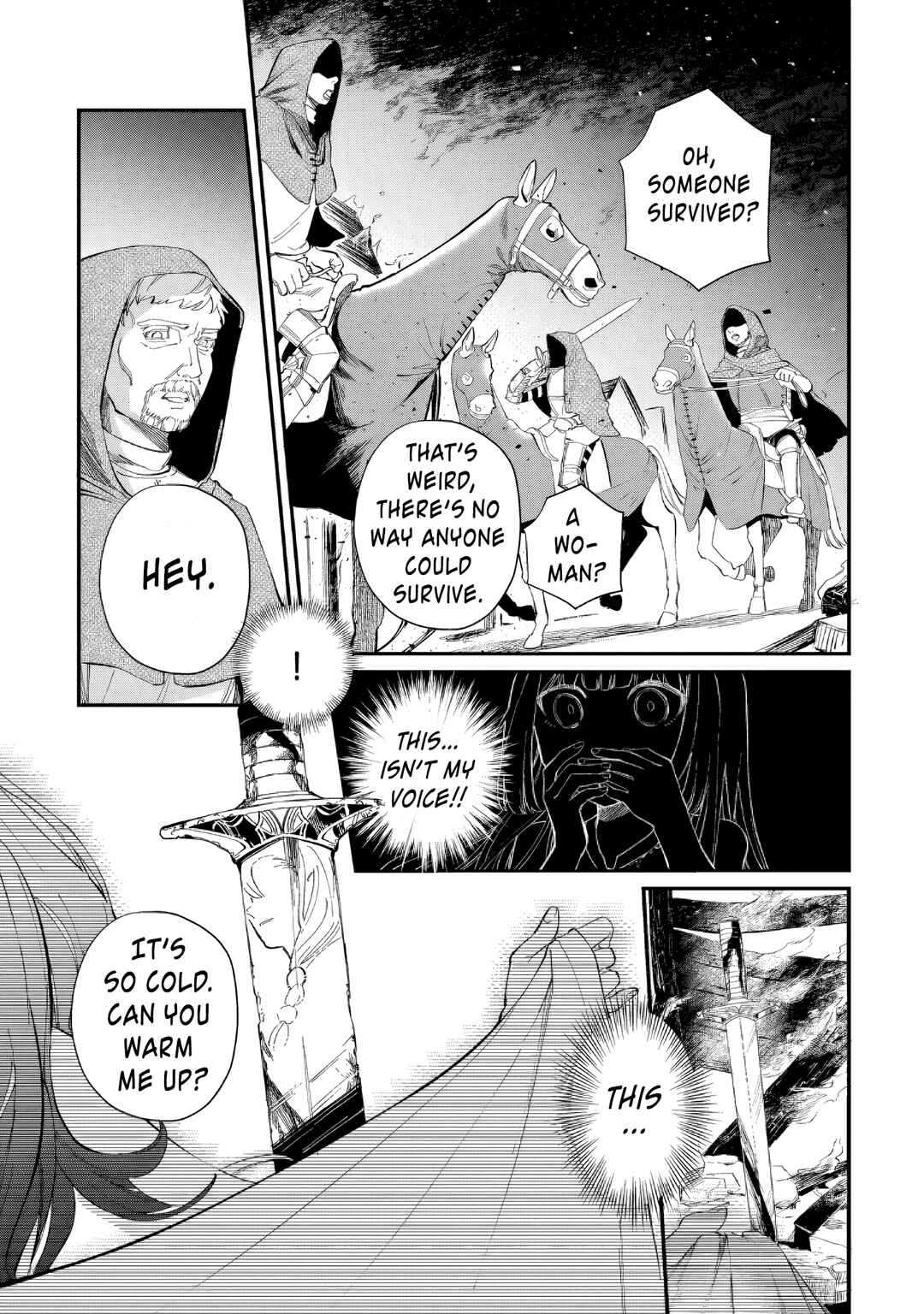 Page 9 Chapter 2 Hone Hime Rosalie: Shisha no Saigo o Tsuitai-ken Shi, Chikara o Hikitsugu
