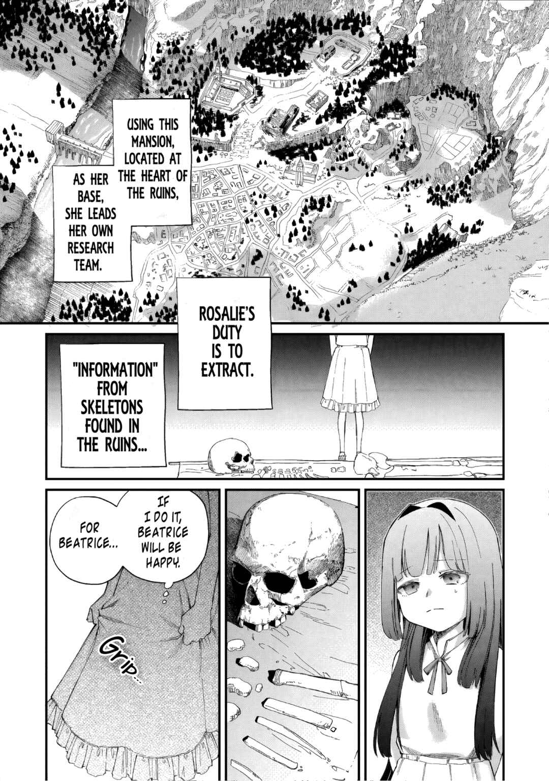 Page 13 Chapter 1 Hone Hime Rosalie: Shisha no Saigo o Tsuitai-ken Shi, Chikara o Hikitsugu