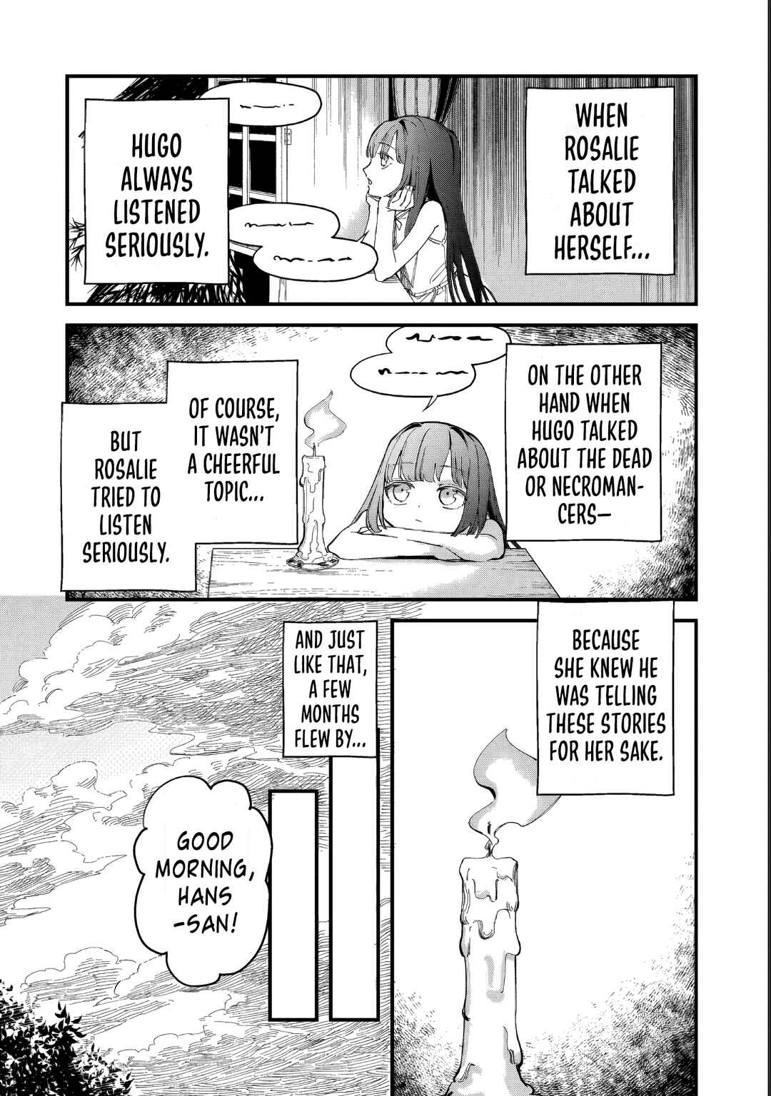 Page 8 Chapter 3 Hone Hime Rosalie: Shisha no Saigo o Tsuitai-ken Shi, Chikara o Hikitsugu