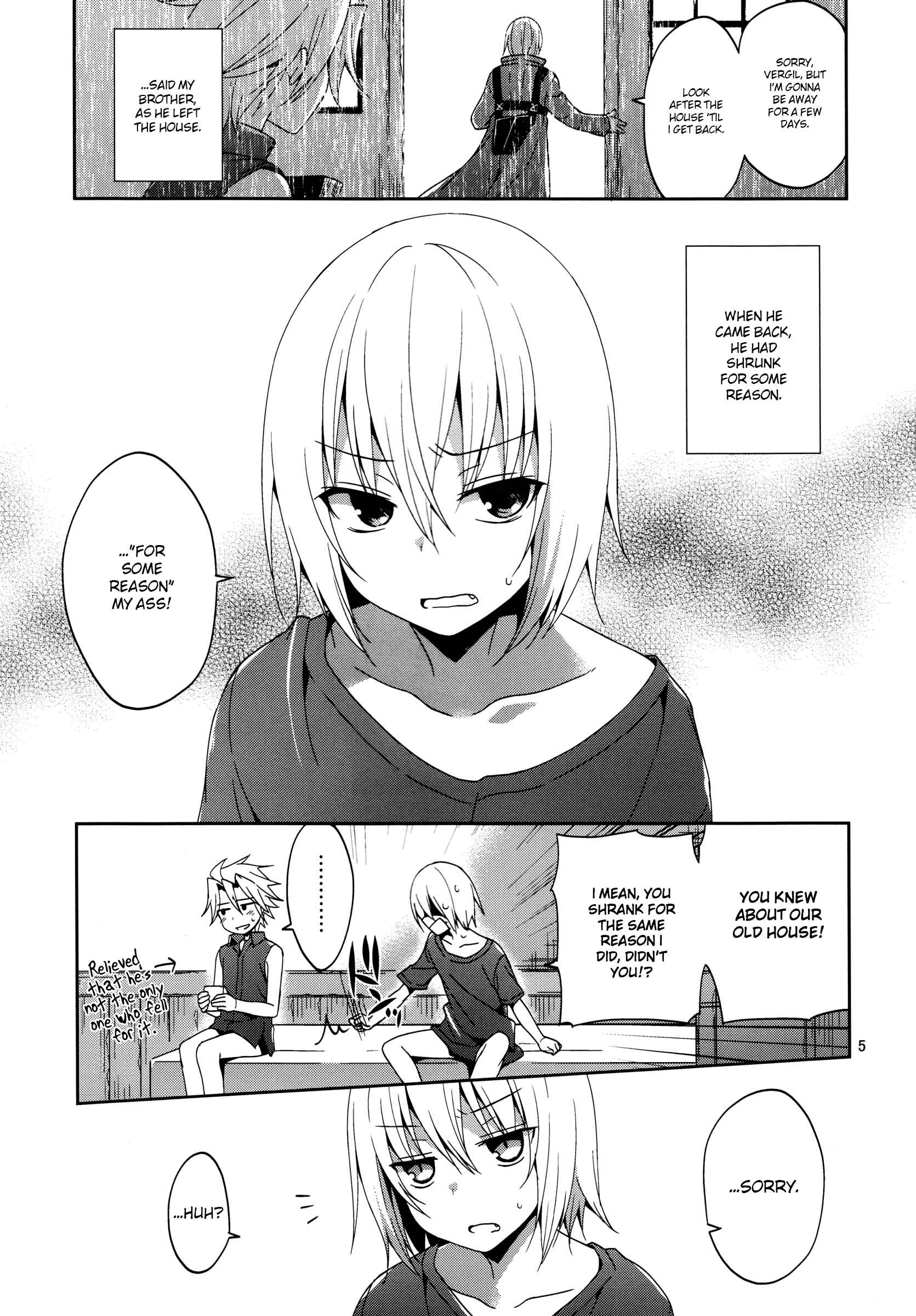 Page 4 Chapter Unknown_5b9d Devil May Cry - Ore no Otouto mo Naze daka Totsuzen Chicchaku Natte Shimattan daga. (Doujinshi)