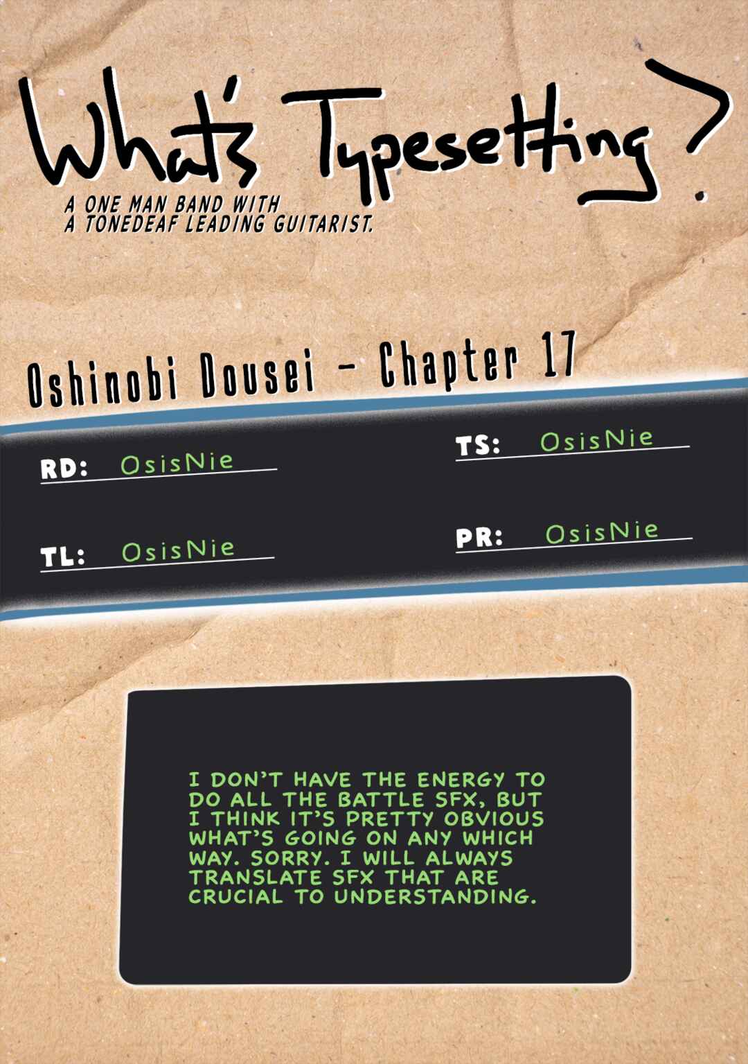 Page 14 Chapter 17 Oshinobi Dousei
