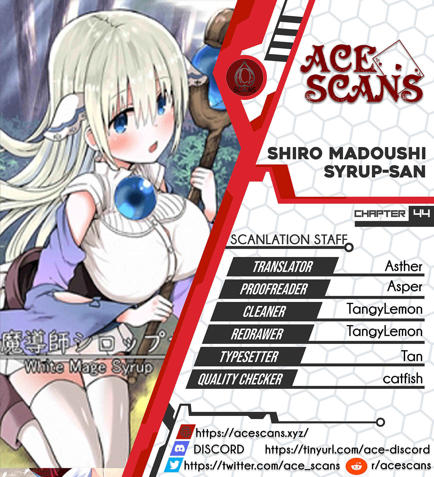 Page 1 Chapter 44 Shiro Madoushi Syrup-san