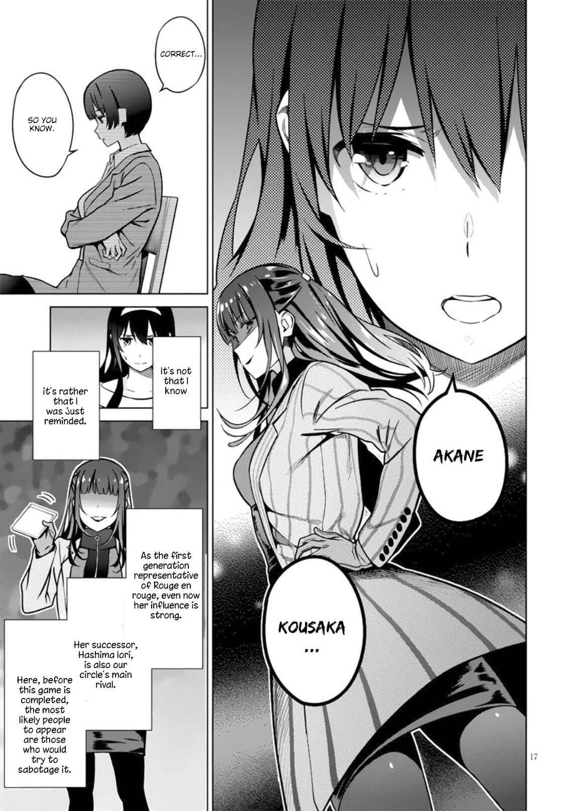 Page 16 Chapter 5 Saenai Kanojo (Heroine) no Sodatekata - Girls Side