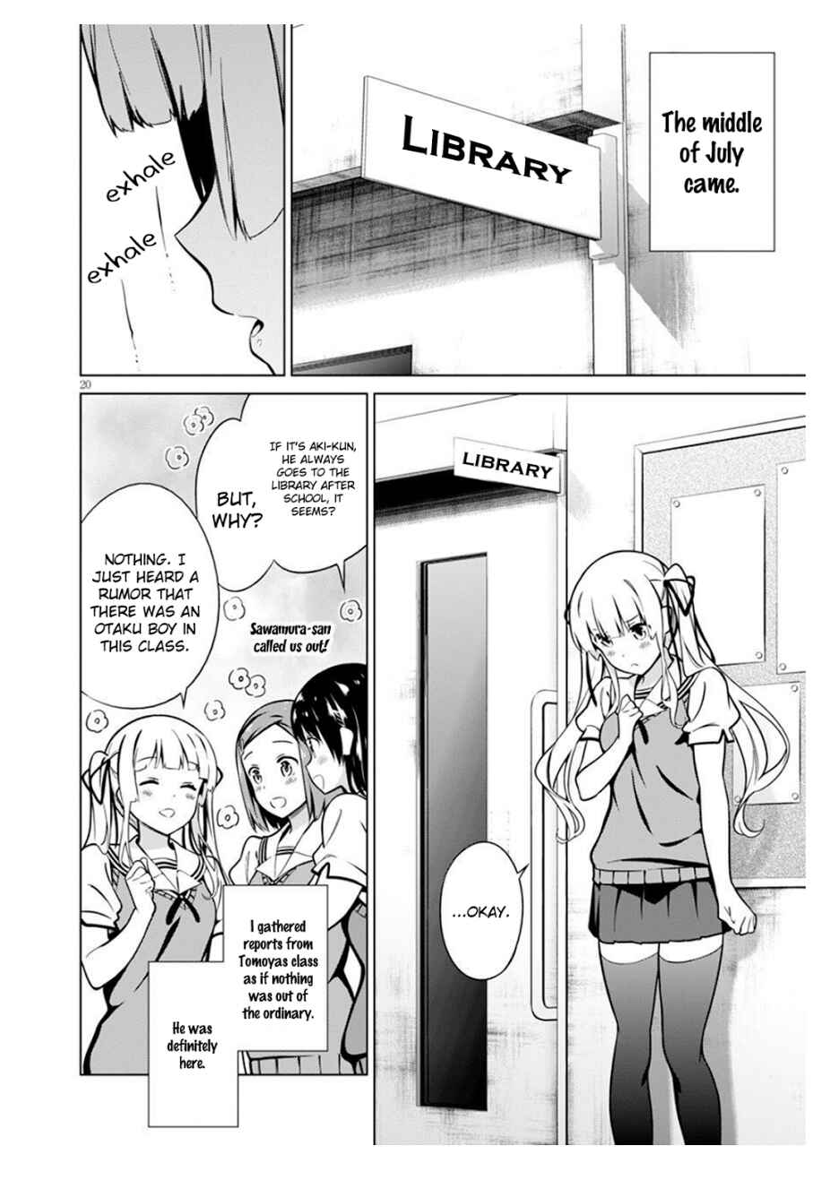 Page 20 Chapter 2 Saenai Kanojo (Heroine) no Sodatekata - Girls Side
