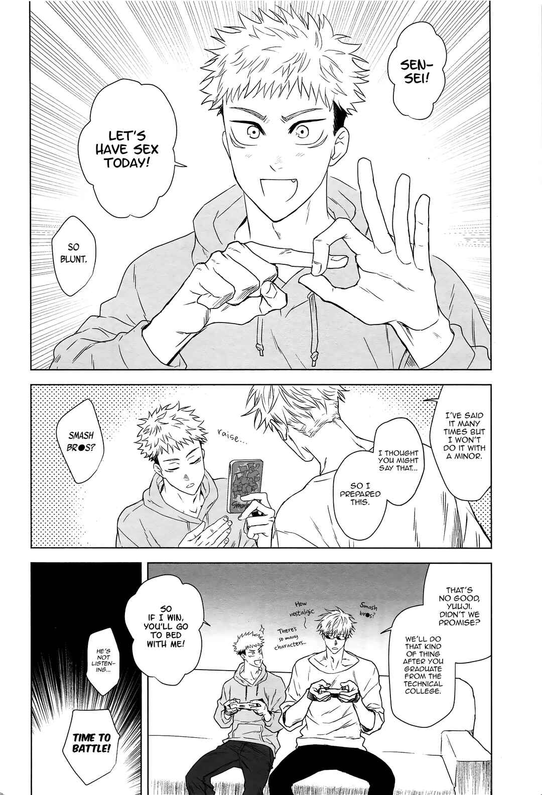 Page 3 Chapter Unknown_d03a Jujutsu Kaisen - WAKARASE (Doujinshi)
